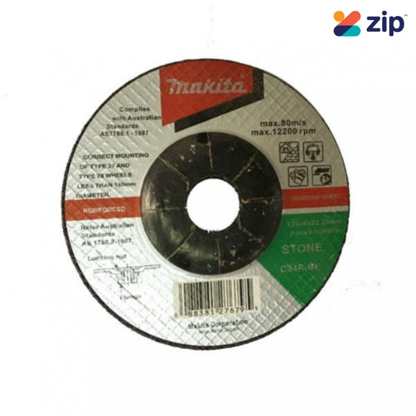 Makita D-20373-5 - 125mm Masonry Cutting & Grinding Wheel - 5 Pack Grinding Accessories